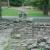 Dry laid pillar in progress